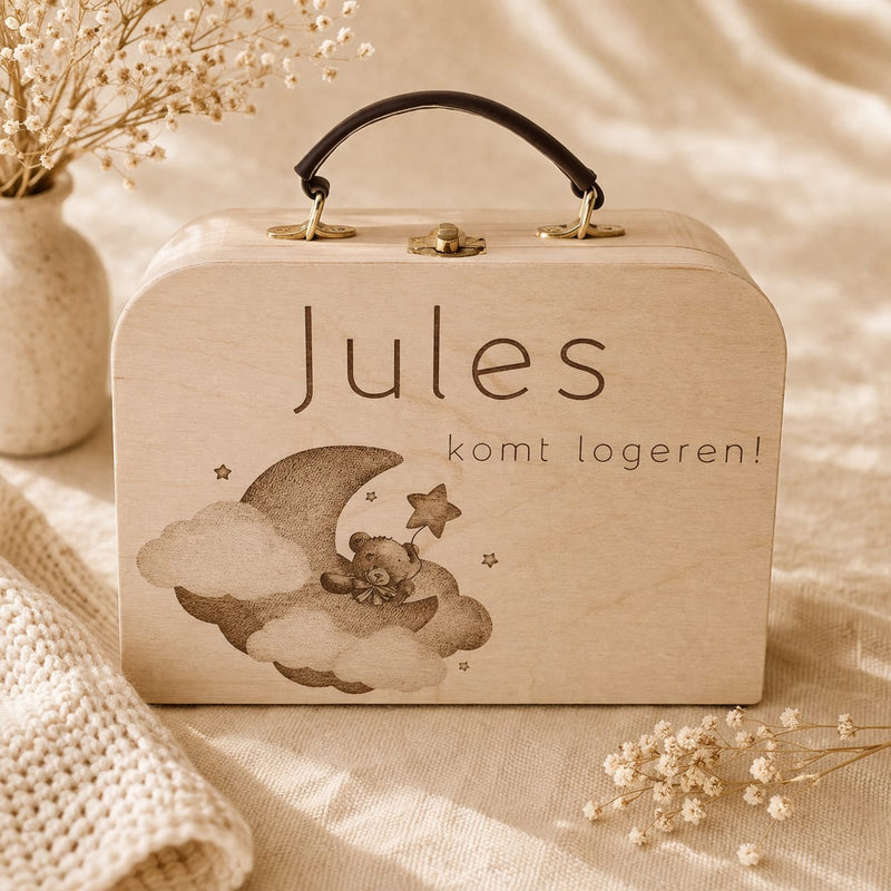 Gepersonaliseerd Houten Koffertje