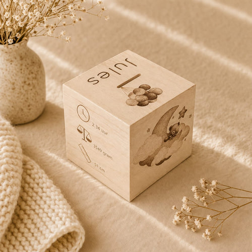 Gepersonaliseerde Houten Spaarpot